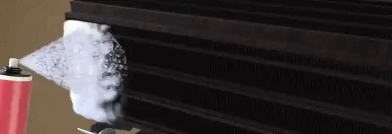 How AC Foam+Jet AC Service Work On Split AC GIF